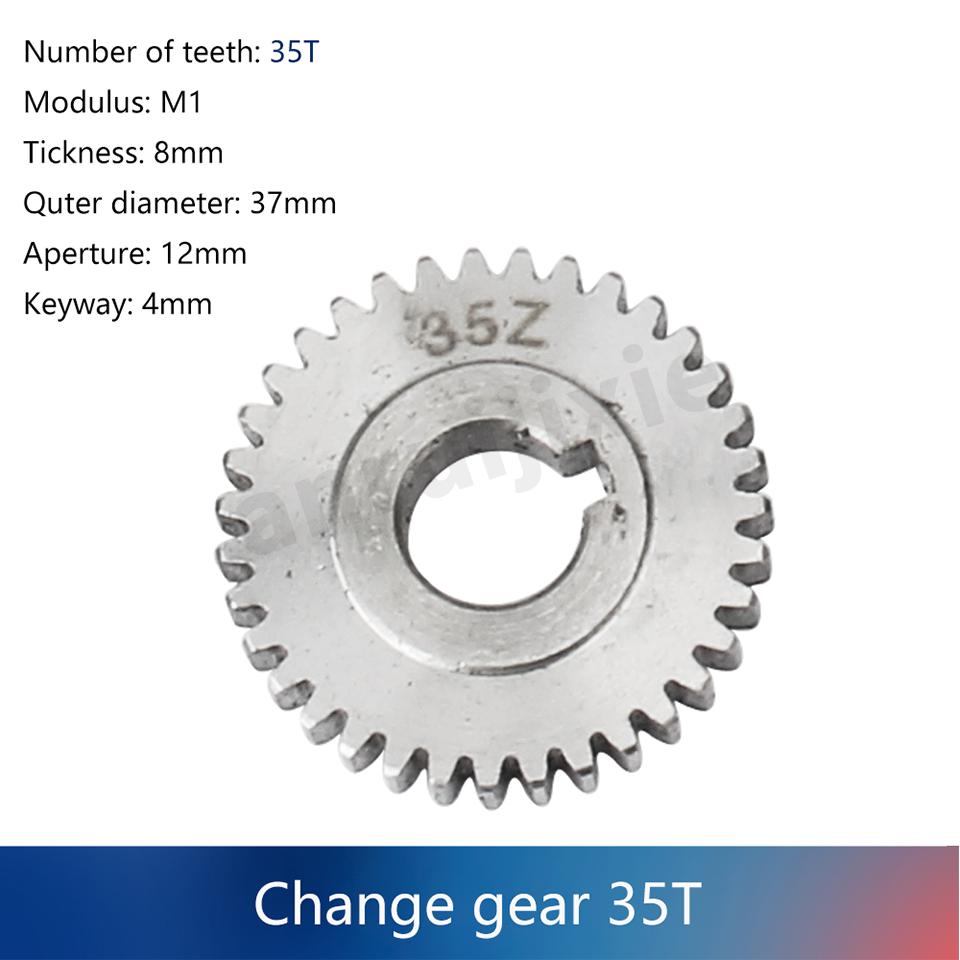 CJ0618 Ingranaggi Metallici Metrici e Imperiali/Ingranaggio Albero Principale/Ingranaggio Avanzamento 20T/25T/30T/35T/40T/45T/50T/60T/80T/54T/55T/57T/65T/72T