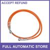 Motorcycle 120cm 4724" 10mm 039" Hydraulic Brake Hose Line Pipelines Orange