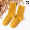 Women's Autumn And Winter Warm Mink Fleece Tube Socks Plush Sleep Socks Mid Calf Hosiery Sock