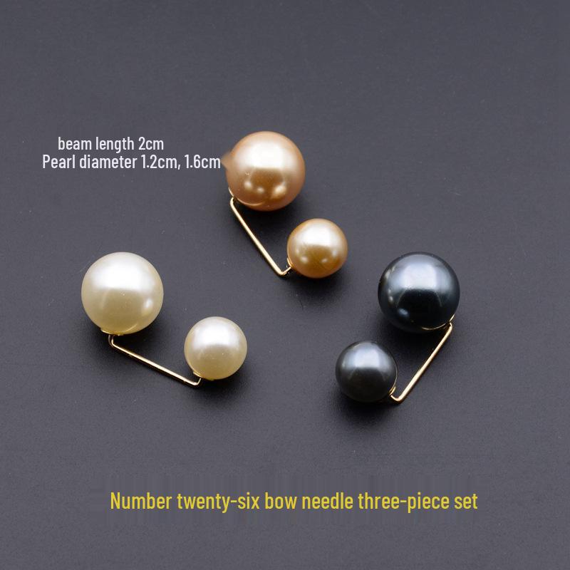 Anti-Exposure Safety Pin Brooch Set for Clothing, Cardigans, Scarves, Dresses, and Waist-Cinching