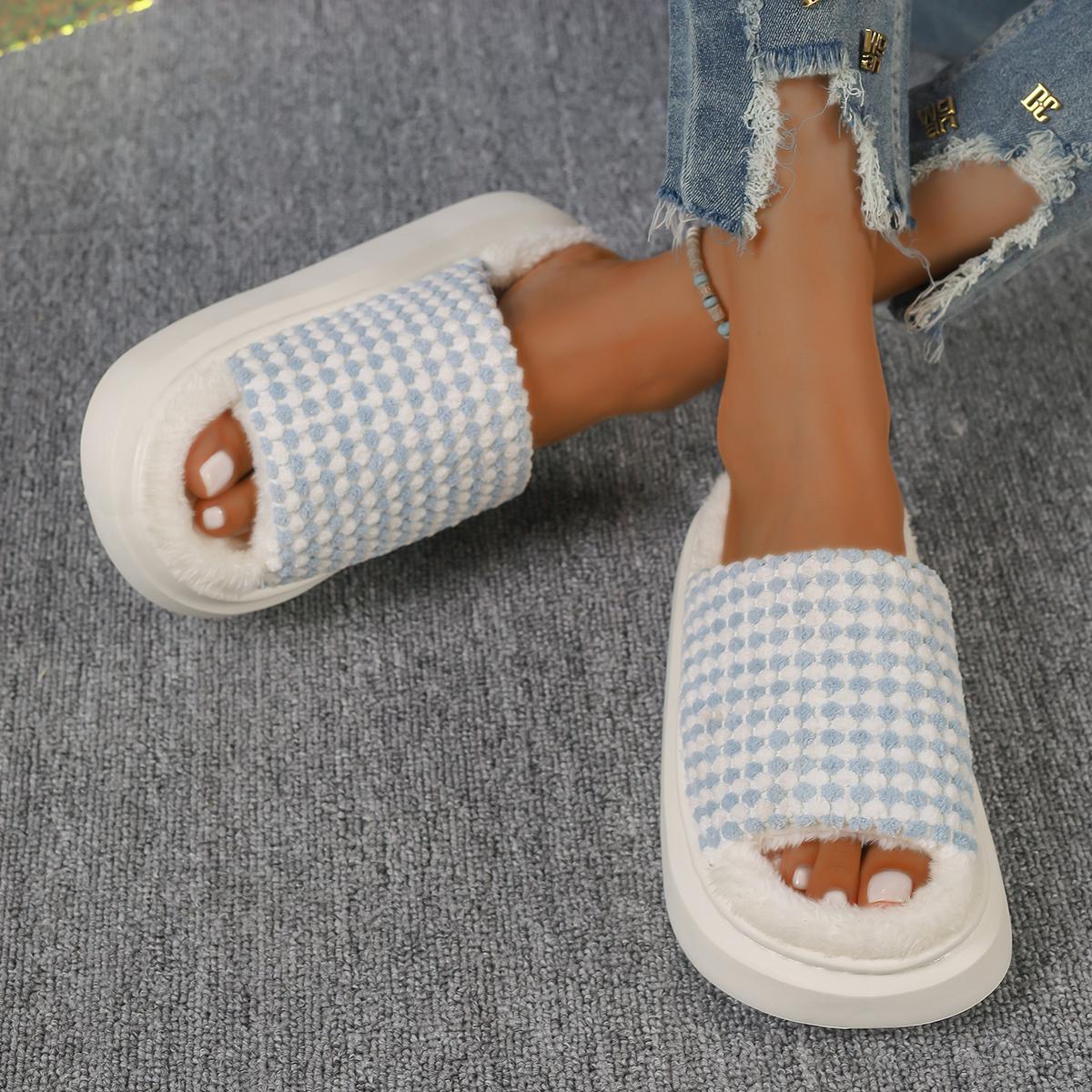 Женские тапочки на платформе 2024 Весна Лето Модные сандалии Удобные Легкие повседневные — фото 3