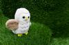 Take Off Flapping Owl S - Adorable owl plush toy with wings spread and flapping, beige [with music box]
