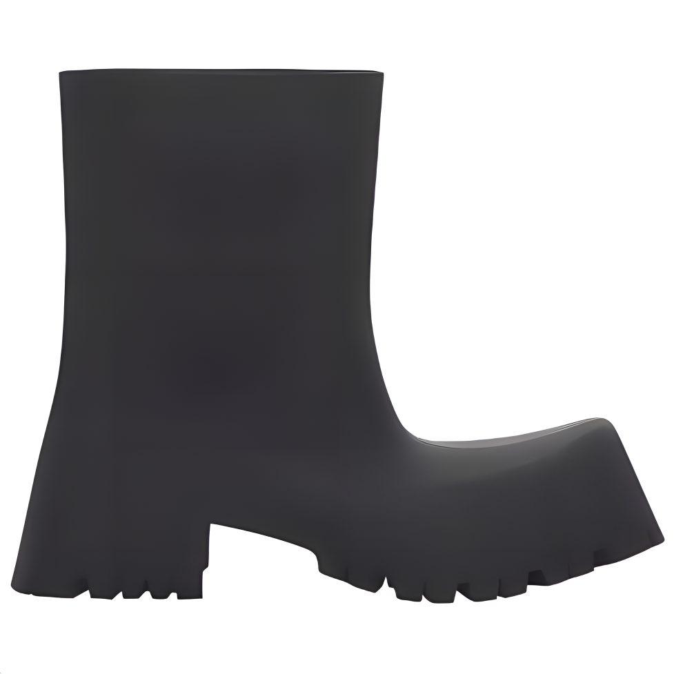Balenciaga 50mm Trooper Rubber Boots 'Black' 680660W0FO81000