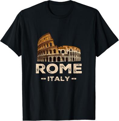 Cool Vintage Roma Italia Colosseum Souvenirs, Rome Italy T-Shirt Unisex T-Shirt