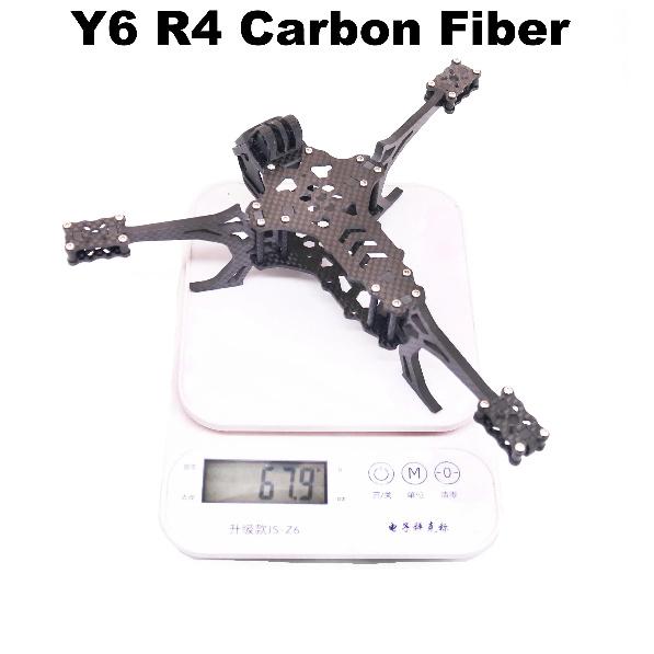Y6R4 4inch FPV Drone Frame Kit Carbon Fiber Racing Drone Quadcopter Freestyle INAV Beatflight F722 Ardupilot PX4 Flight Control