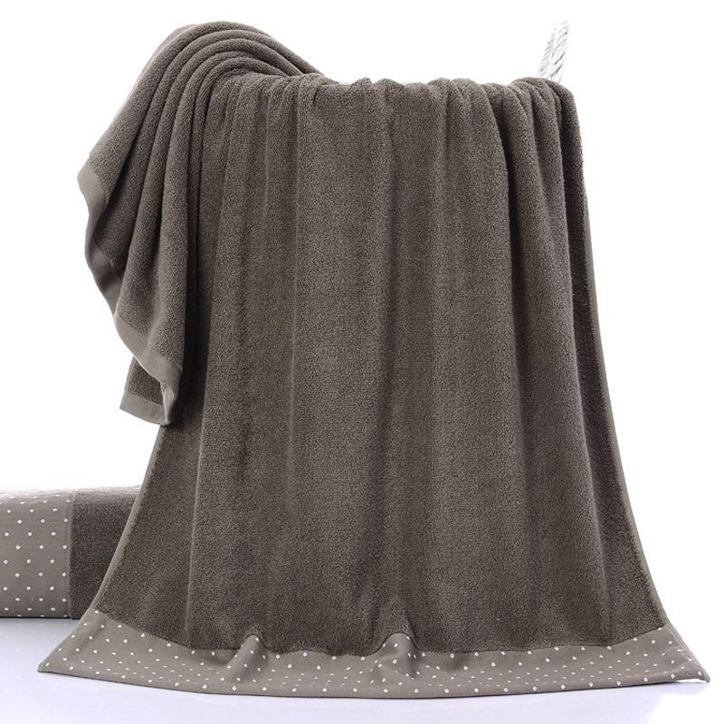 3-teiliges Luxus-Handtuch-Set aus Baumwolle in Silid-Farbe, Gesichtshandtuch, Badetücher