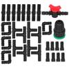 34Pcs/Set Drip Irrigation Kit G1/2 Faucet Adapter Tee Connector Spray Watering Supplies