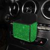 Shiny Sparkling Rhinestone Glitter Organizer Leather Vehicle Interior Accessory  Vehicle Organizer