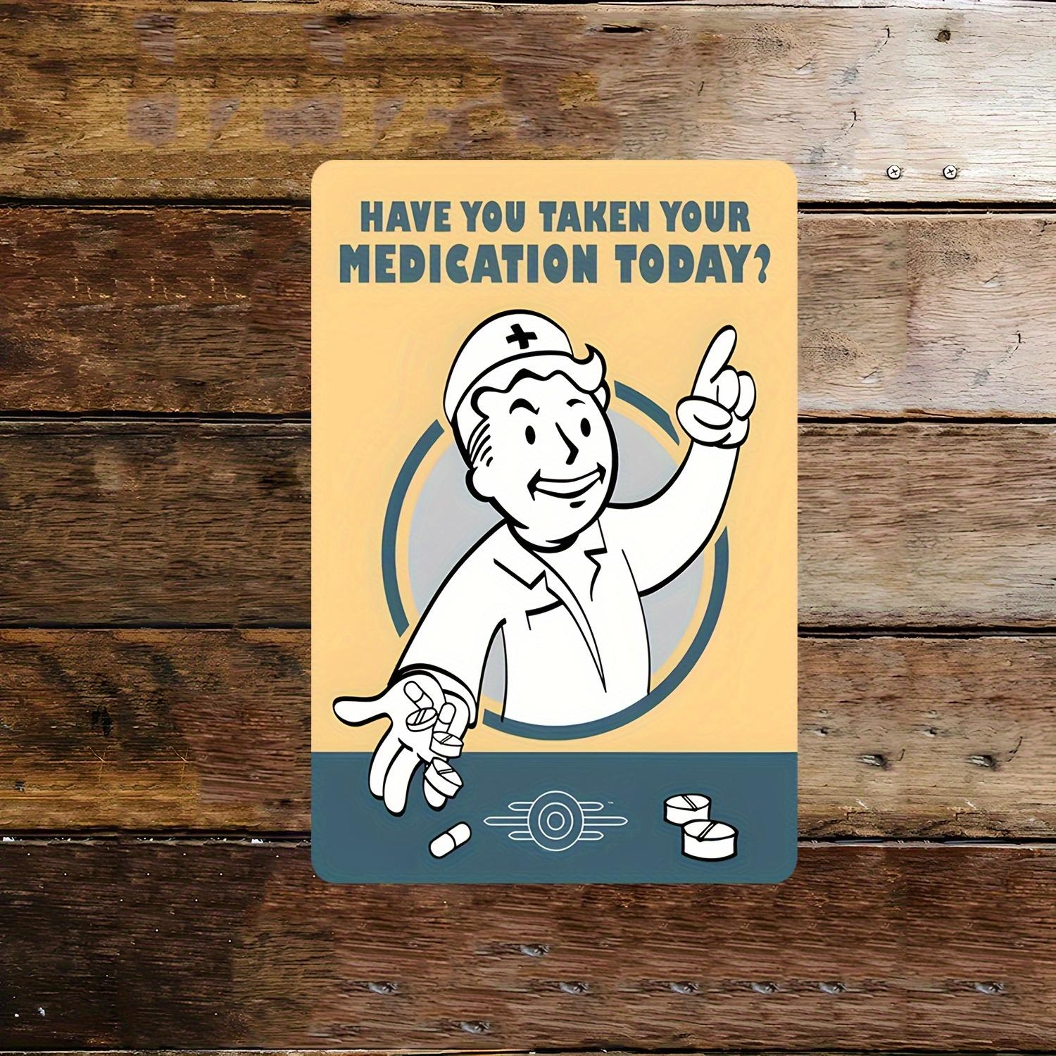 

FallOut Vintage-Style Metal Tin Sign - Waterproof & Dustproof, Perfect for Home, Bar, Cafe, or Garage Wall Decor 20x30cm（7.8x11.8inch）