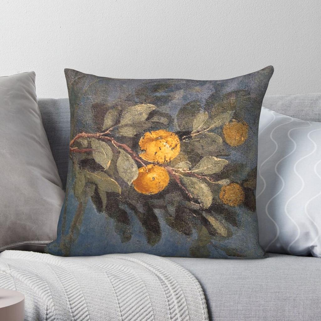 Roman Fresco Prima Porta Square Pillowcase Polyester Linen Velvet Creative Zip Decorative Home Cushion Case