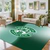 Hibernian FC Design Crystal Velvet Rug Soft Decorative Mat for Bedroom Entrance