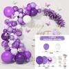 Lila Schmetterling Ballons Girlande Bogen Kit Latex Ballon Geburtstagsfeier Deko Kinder Erwachsene Hochzeit Ballon Babyparty Deko Ballon
