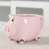 Cute Pig Ceramic Cup Pink Comfortable Grasp Smooth Mouth Lovely Shape for Coffee Tea Milk Beverage Water