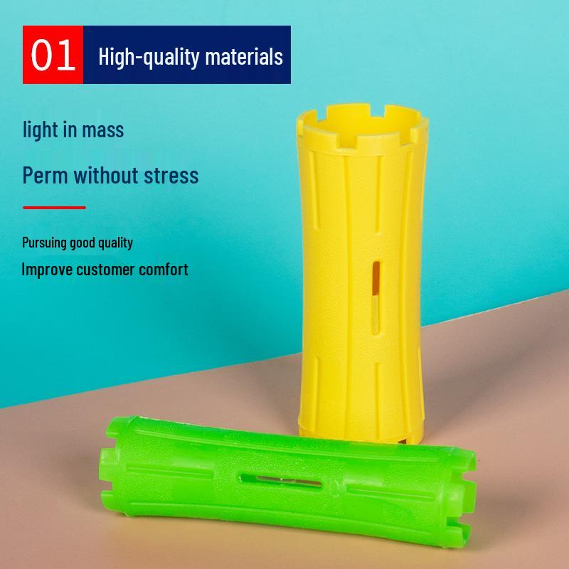 Perm Rods Cold Perm Curlers No. 5 for Long & Short Hair, Men & Women