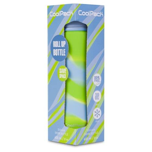 Coolpack Silikon Water Bottle Pump 600 Ml Girls Blue