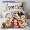 Cartoon Pattern Bedding Quilt Set Quilt Cover Pillowcase Home Decoration Birthday Gift (1 * duvet cover + 2 * pillowcase, without core)