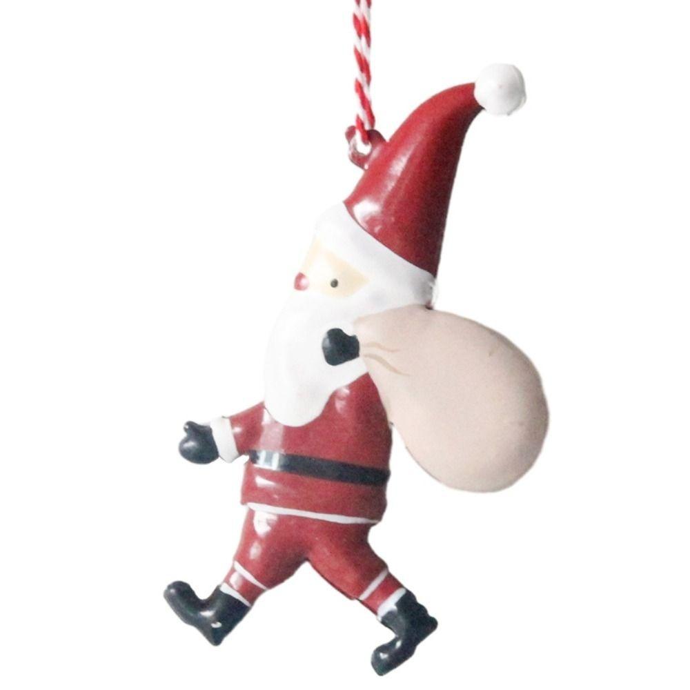 

Creative Nordic Christmas Hanging Decoration Iron Art DIY Hang Pendants Double-sides Craft Embellishment Party Supplies