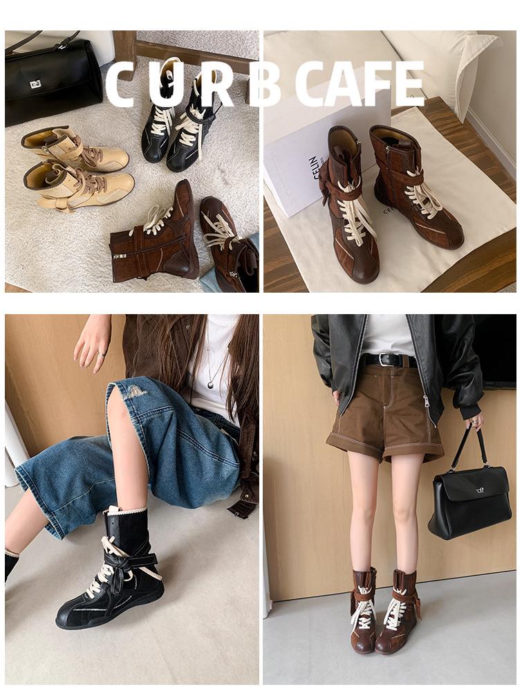 Women's Martin Mid-Calf Western Boots: 2025 Autumn/Winter Casual Sports Style by Merrell