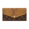 LOUIS VUITTON Sarah Wallet Monogram Reverse Brown M80726