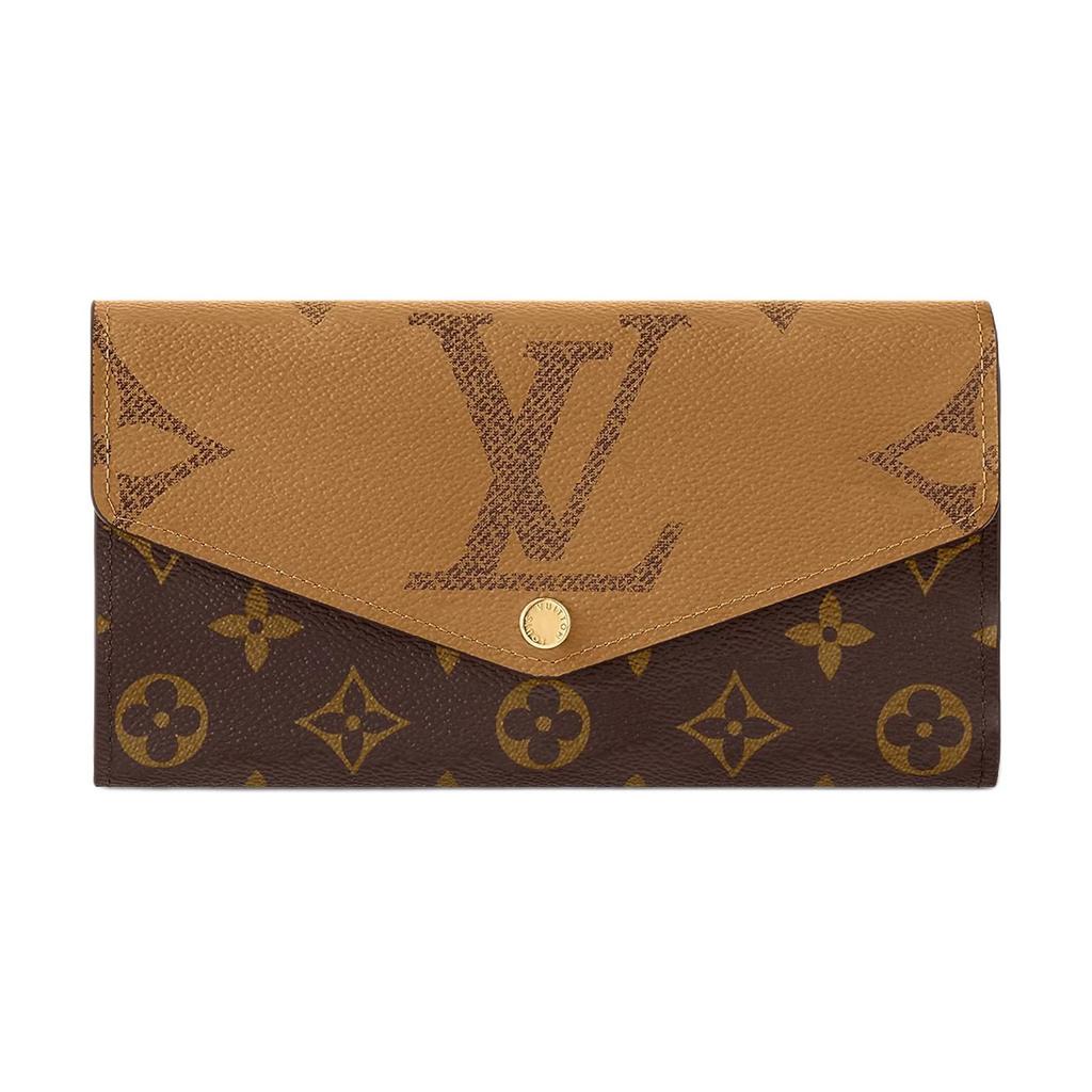 LOUIS VUITTON Sarah Wallet Monogram Reverse Brown M80726