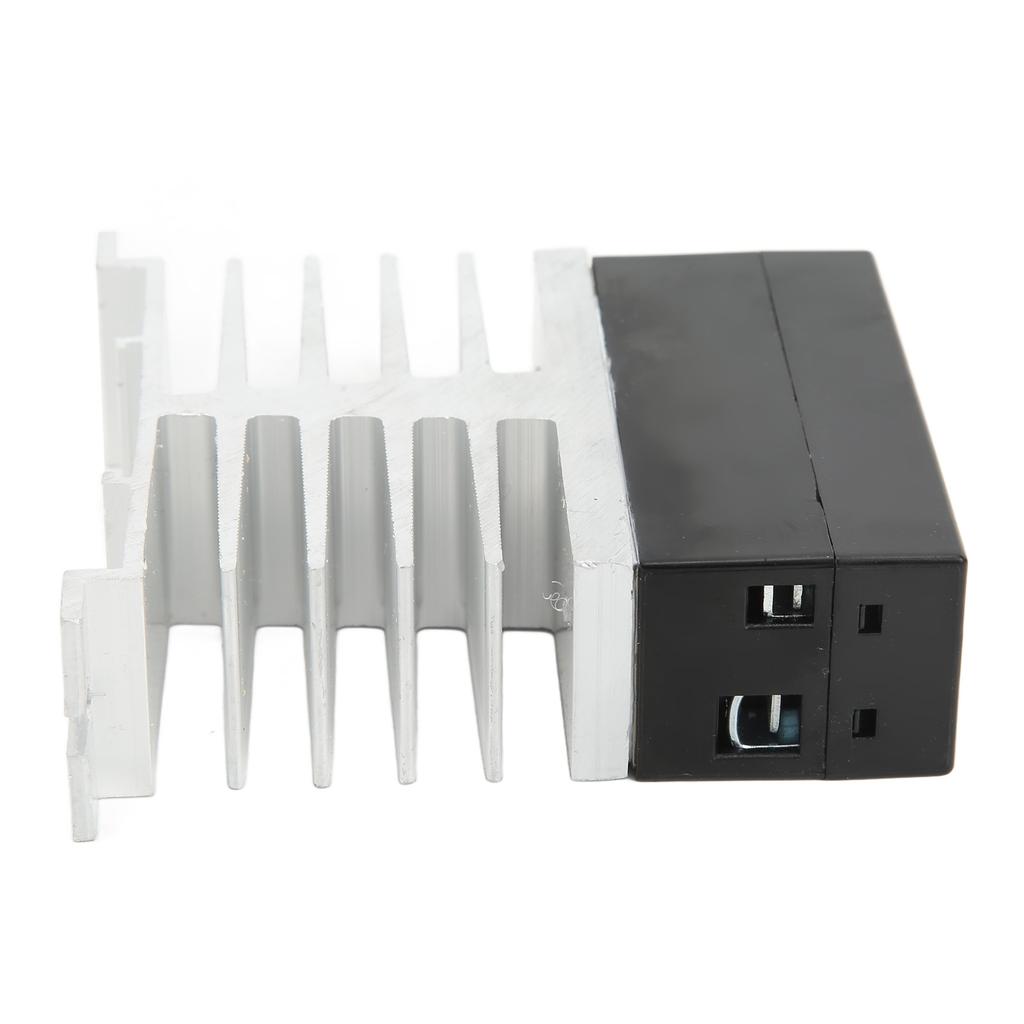 DC-Steuerung DC-Relais mit Kühlkörper Solid-State-Leistungsrelaismodul 3–32V Eingang 5–220V Ausgang