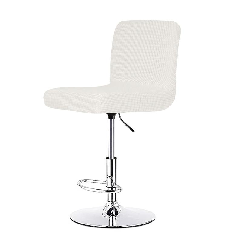 Knitted Shell Chair Cover Polar Fleece Fabric Knitted Chair Cover Short Size Living Room Seat Cover Office Bar Banquet Chair Cov