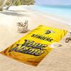 Name Custom Edmonton Stingers Print Beach Towel, Large Soft Quick Dry Towel for Beach Camping Swimming