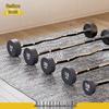 Gym Fixed Barbell Set with Storage Rack