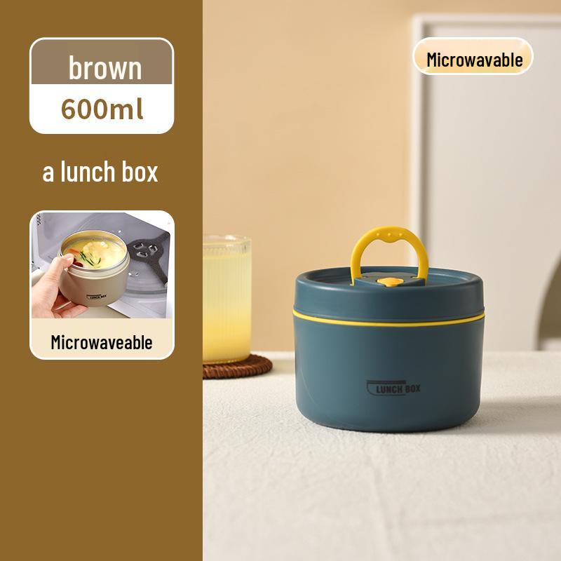304 Stainless Steel Leak-Proof Multi-Layer Insulated Lunch Box for Office Workers & Students, Microwave Safe & Portable