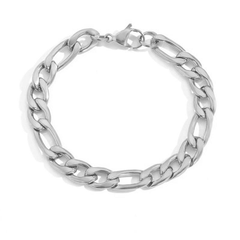 eManco European Titanium Steel Irregular Bracelet for Girls - Versatile, Non-Fading Stainless Steel Jewelry