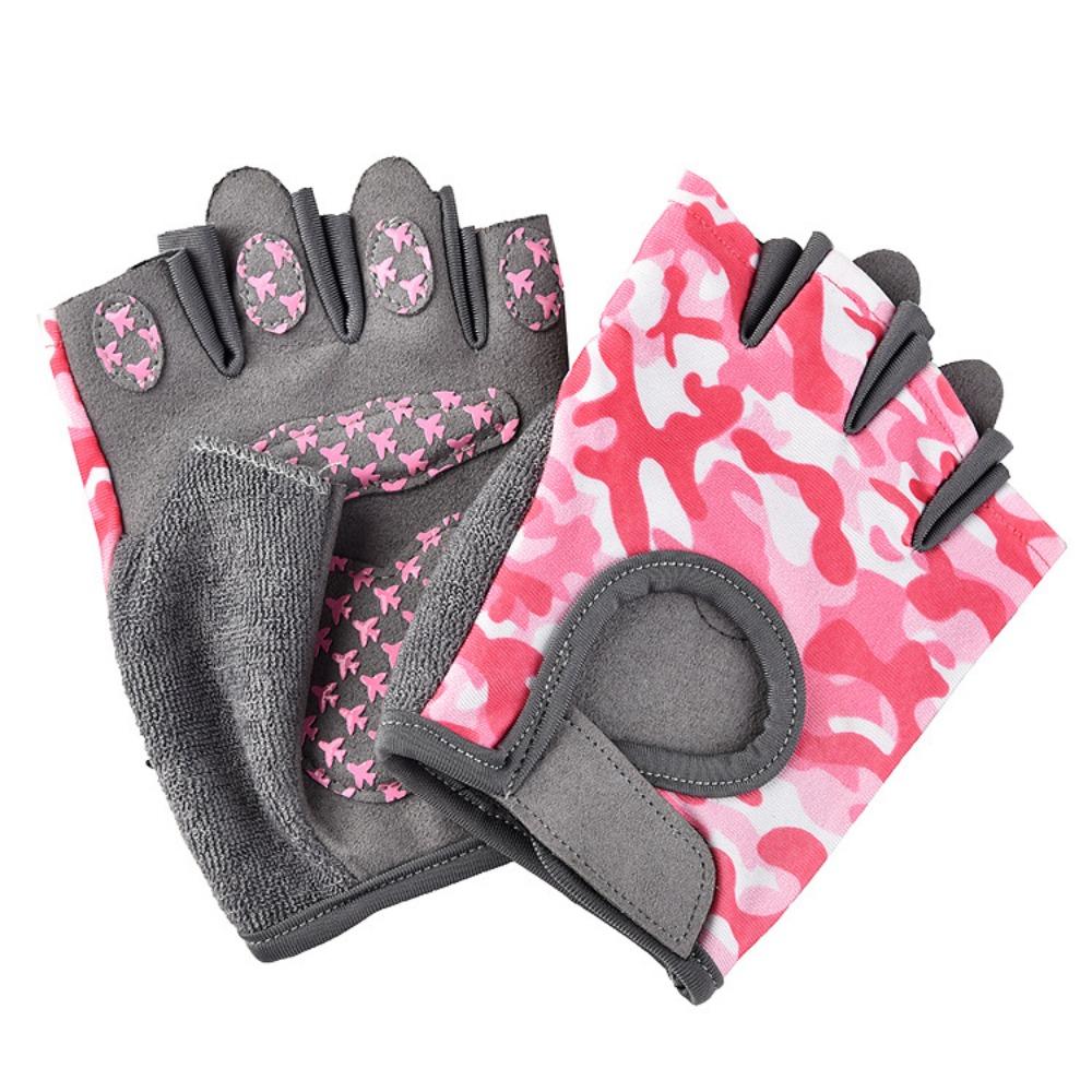 Barnsportshandskar Barn-, herr- och damcykelskydd Utomhus halkfria andningsbara daggfingerroller