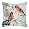 Flower And Birds Polyester Pillow Cover Bird Animal Printed Cushion Cover Throw Pillowcase For Home Sofa Decor 45X45Cm