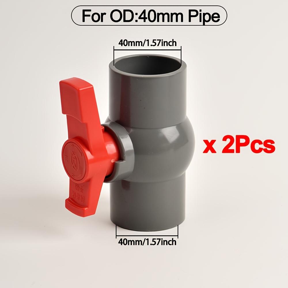 2pcs Quick Connection Valve For Agricultural Forestry Irrigation Household Pipes Quick Repair High-Flow Connection Valve