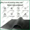 Mingji 5mm 10KV Black Insulating Rubber Mat