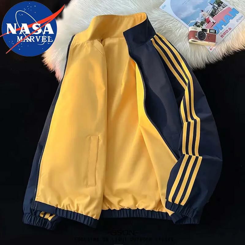 

NASA MARVEL Men s Reversible Stand Collar Jacket S