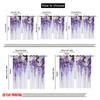 Plane Printing Popular Curtains Lavender Elegance Versatile Polyester Fabric Without Rod Decorations Inside Perfect Set Of 2 Made
