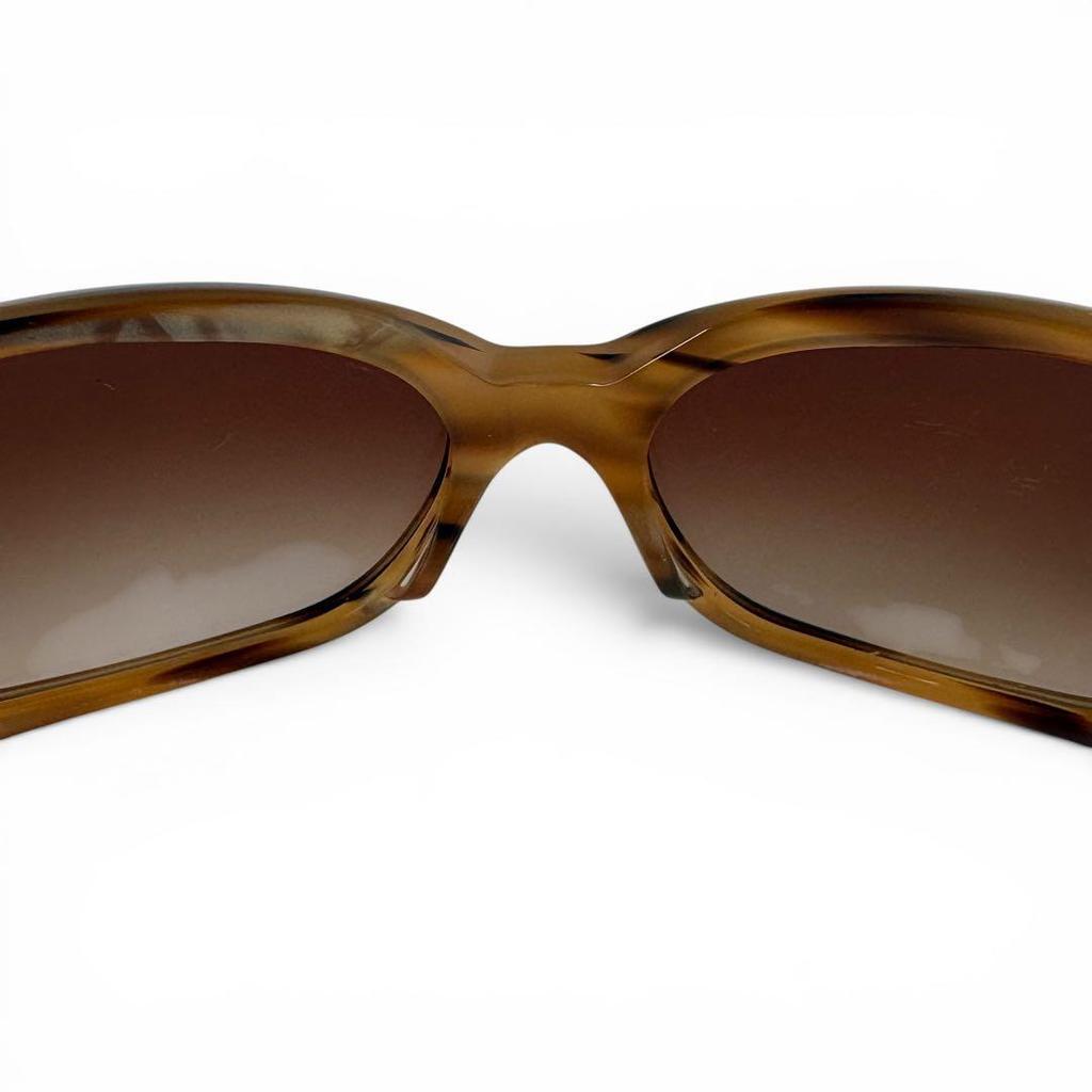 Used CHANEL Sunglasses Coco Mark Ribbon 5170-A Tortoiseshell