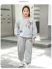 2025 Plus Size Girls' Autumn Hoodie & Long Sleeve Sports Set