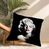 Engel Sänger M-Marilyns Kissenbezug Kurzplüsch Druck Kissenbezug Quadratische Wurfkissenbezüge Sofa Heimdeko