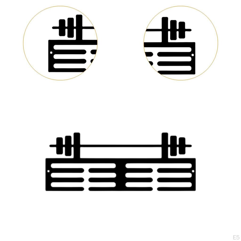 Medal Hanger Display Awards Rack Decoration, Wall Mount with Hooks Holder for Softball