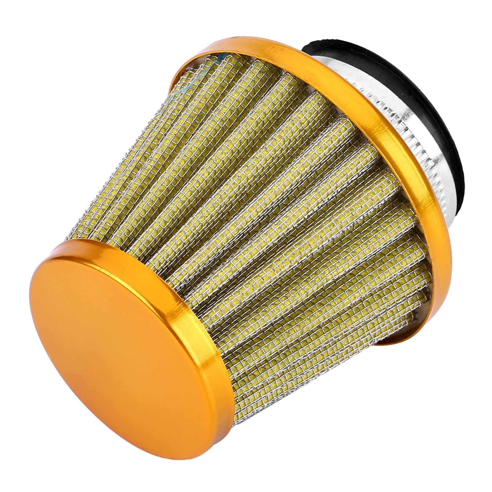 

Motorcycle Mesh Power Filter High Flow Air Air Intake Filter Kit 38mm Round золотой