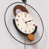 Creative Wall Clock Living Room Light Luxury Wall Watch Modern Entrance Silent Pendulum Clock Bedroom Decoration Accessories
