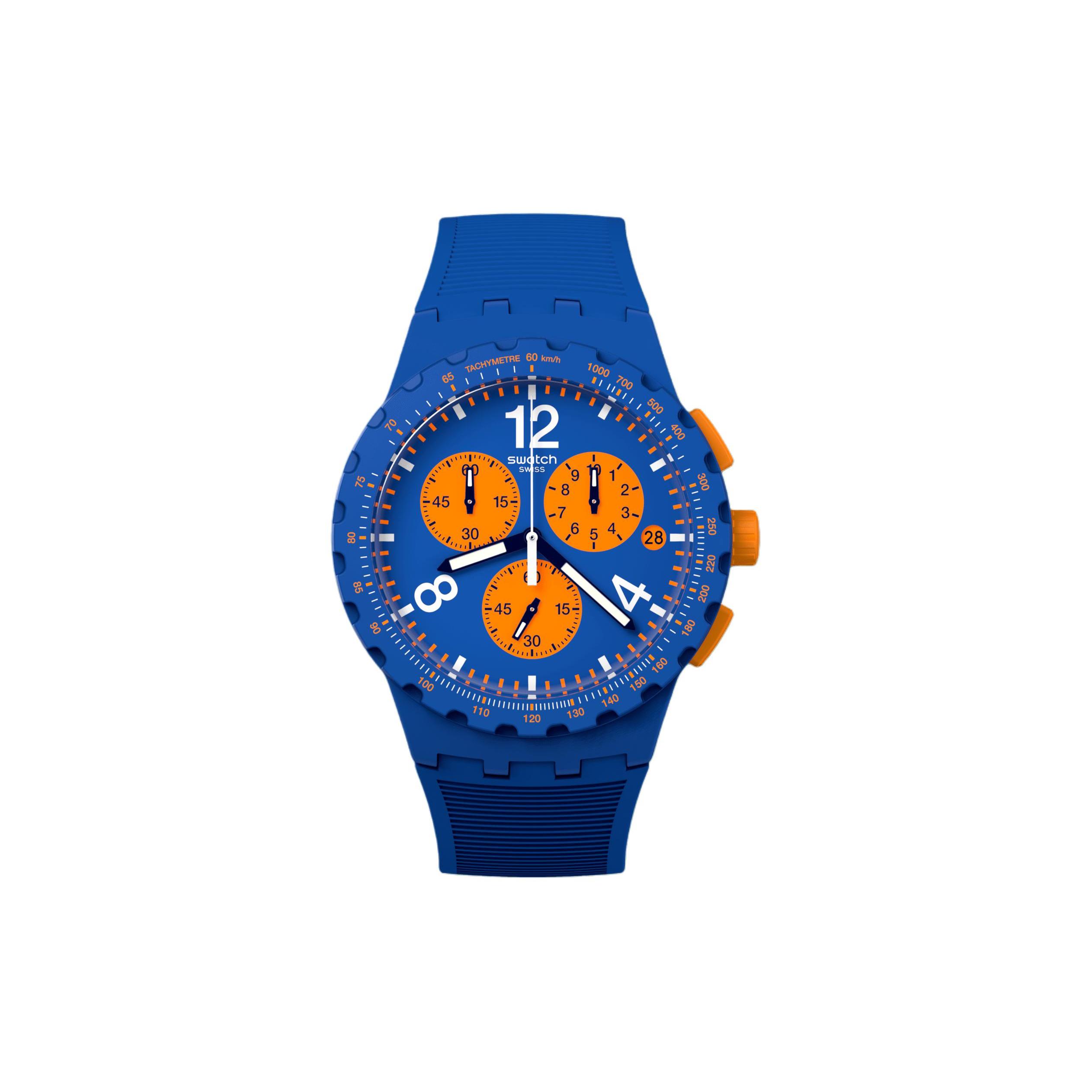 SWATCH Унисекс Синие Часы SUSN419 SUSN419 Blue Dial