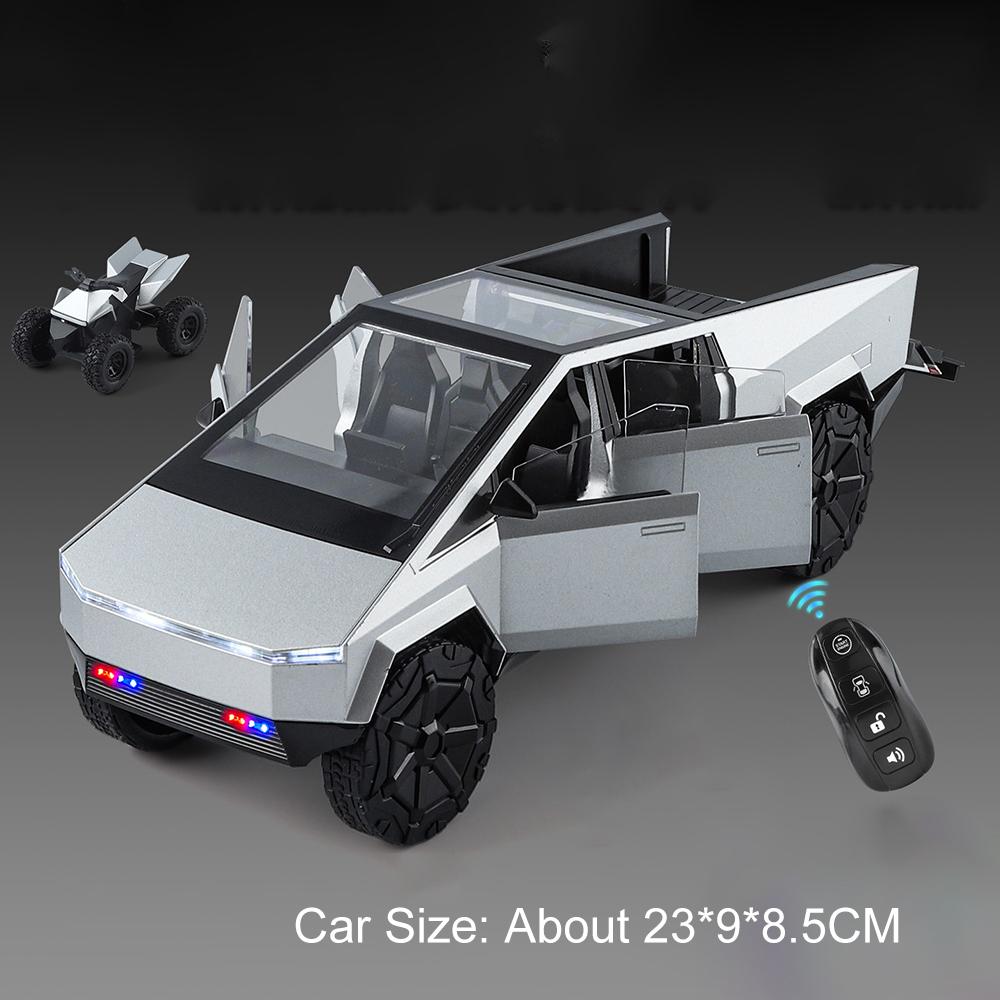 

1:24 Remote Control Electric Pickup Model Toy Car Music Light Metal Diecast Off-road Vehicles Models Toys Educational Gifts