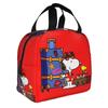 Custom S-Snoopies Portable Lunch Box Women Men Leakproof Manga Thermal Cooler Food Insulated Lunch Bag Office Work