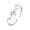 Ring [Pure Silver·Original Design] Antler Open Ring, Temperament and High-end Original Ins Style Confession Exquisite Gift Box ZJYJZ-YS-136