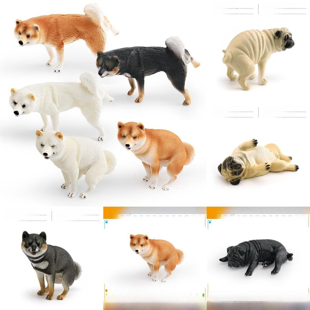 Pvc Realistic Shiba Inu Puppy Figure For Childrens Cognitive Play Animal Decor