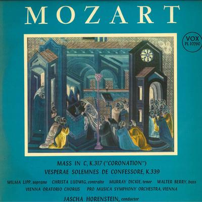 LP Record LIPP LUDWIG DICKIE BERRY VIENNA ORA - Mozart Mass In C K. 317 PL10260 VOX 1957 UK Classical Used