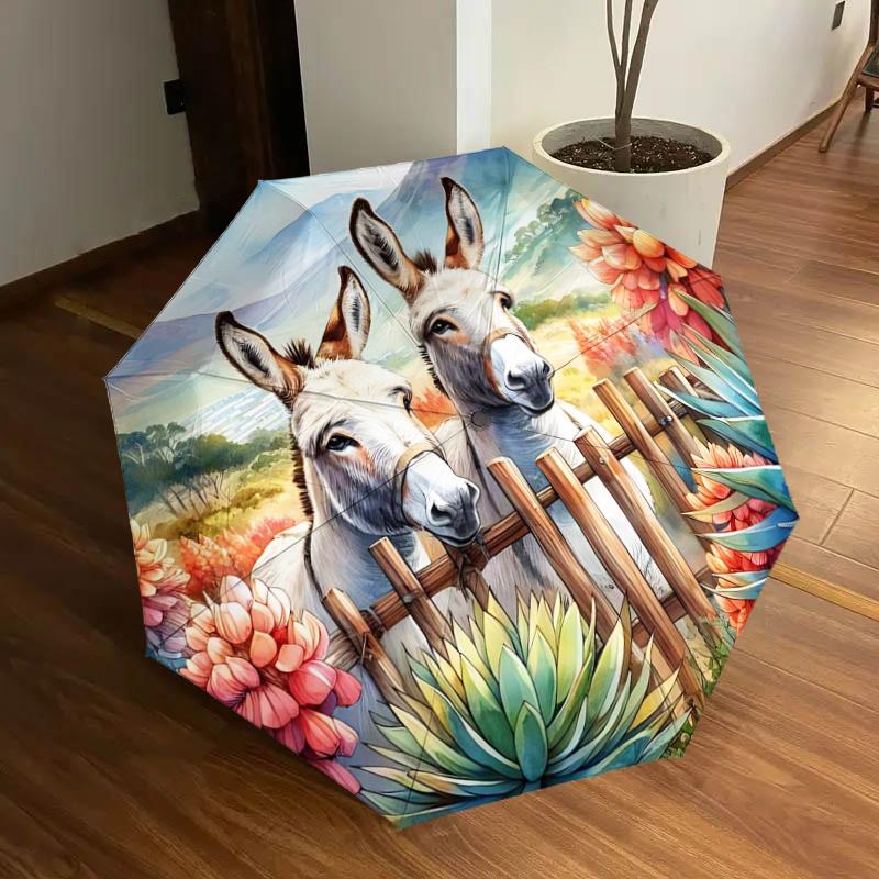 

Floral Festival Umbrella: Automatic Opening & Closing, Foldable Design, Outdoor, Perfect Gift for Fans, Travelers, Daily Use1125118a