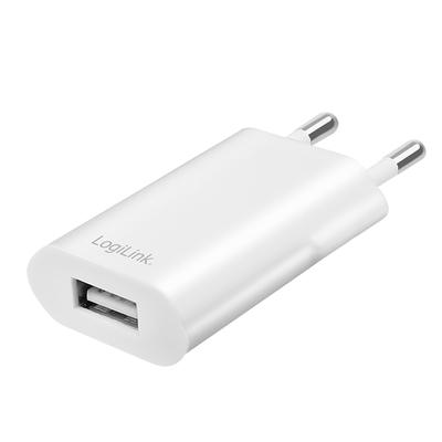 LogiLink USB Wall Charger, Compact, Fast Charging, 5W Powerful